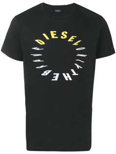 Diesel футболка с принтом логотипа
