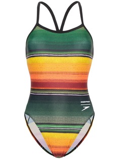 House of Holland полосатый купальник Hydra Active