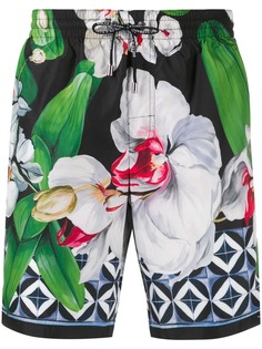 Dolce & Gabbana плавки-шорты с цветочным принтом