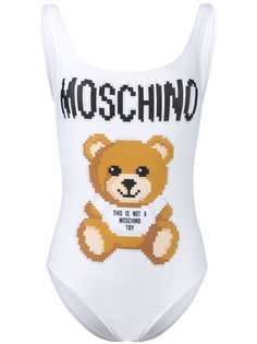 Moschino слитный купальник Teddy Bear