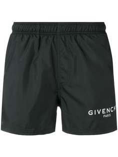 Givenchy шорты для плавания с нашивкой-логотипом