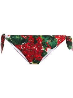 Dolce & Gabbana плавки бикини с цветочным принтом