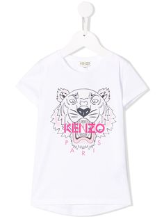 Kenzo Kids футболка с принтом