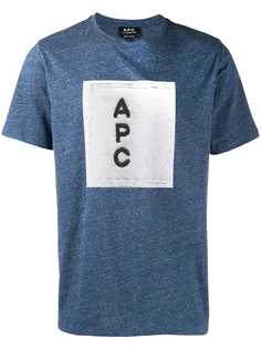 A.P.C. logo print T-shirt