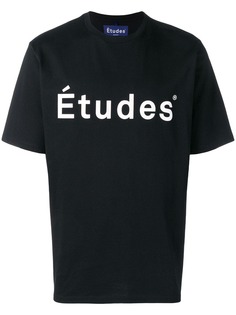 Études футболка с нашивкой-логотипом