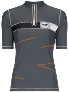RBN X Bjorn Borg рубашка-поло x RBN на молнии с контрастной строчкой