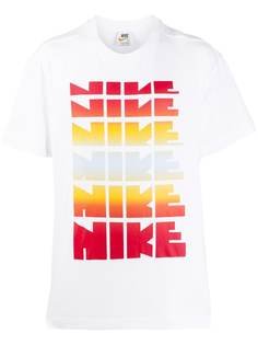 Nike футболка с контрастным логотипом