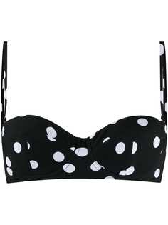 Dolce & Gabbana лиф бикини в горох