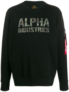 Alpha Industries толстовка с логотипом