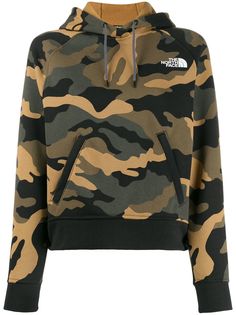 The North Face camouflage print hoodie
