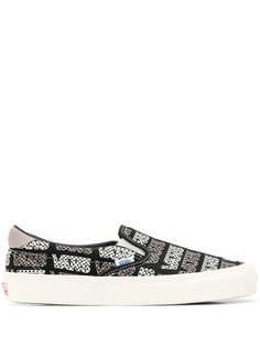 Vans слипоны с логотипом