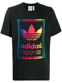 adidas футболка с принтом