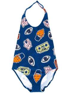 Kenzo Kids купальник с принтом