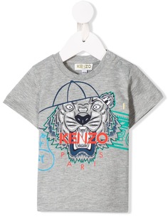 Kenzo Kids футболка с принтом tiger