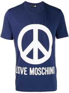 Love Moschino футболка с принтом