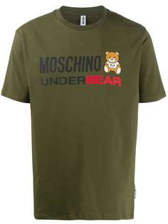 Moschino футболка Underbear с круглым вырезом