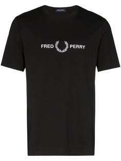 Fred Perry футболка с короткими рукавами и логотипом