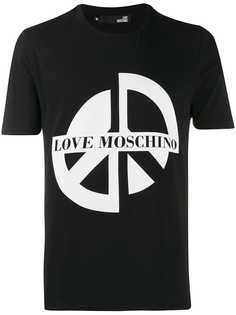 Love Moschino футболка с логотипом