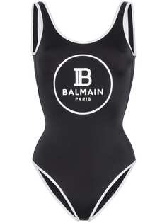Balmain купальник с логотипом