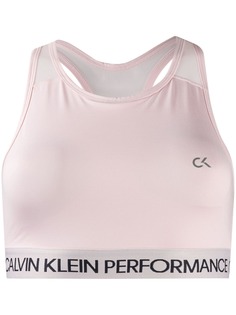 Calvin Klein Underwear спортивный бюстгальтер с контрастным логотипом