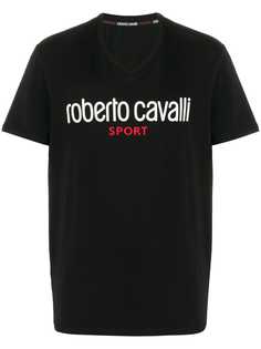 Roberto Cavalli футболка с логотипом