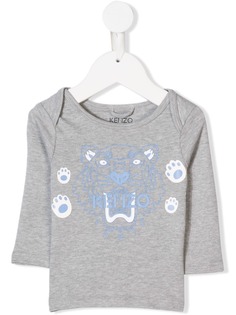 Kenzo Kids футболка с принтом тигра