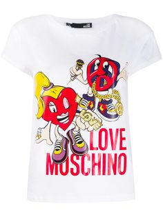 Love Moschino футболка Peace Love Doll