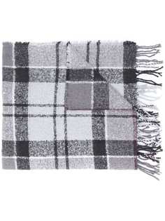 Barbour checked scarf