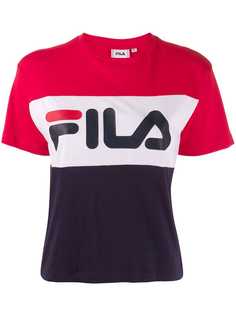 Fila футболка с контрастным логотипом