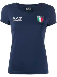Ea7 Emporio Armani футболка с принтом Italia