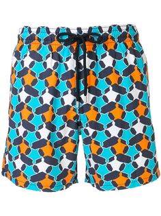 Vilebrequin плавки-шорты с геометричным принтом