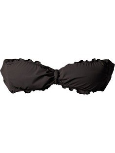 Amir Slama ruffled trim bandeau bikini top