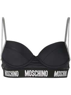 Moschino лиф бикини с логотипом