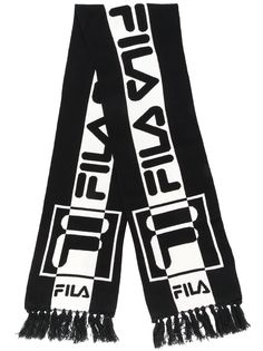 Fila шарф с контрастным логотипом