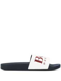Boss Hugo Boss шлепанцы с логотипом