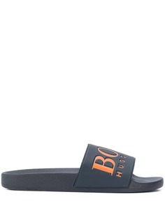 Boss Hugo Boss шлепанцы с логотипом