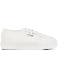 Superga низкие кеды на платформе