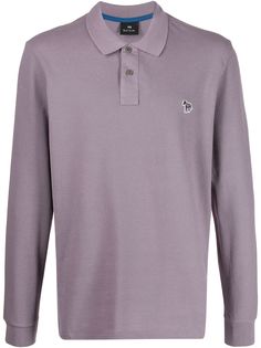 PS Paul Smith рубашка-поло с контрастным логотипом
