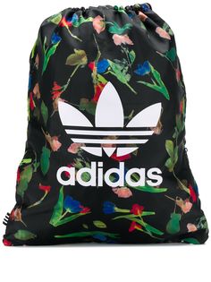 adidas рюкзак с цветочным принтом и шнурком