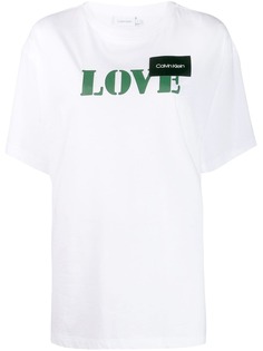Calvin Klein футболка с принтом Love