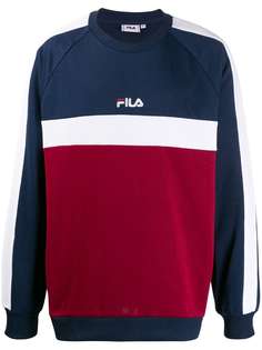 Fila полосатая толстовка с длинными рукавами