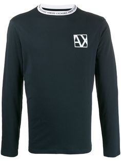 Armani Exchange толстовка с логотипом