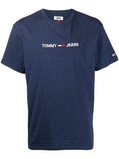 Tommy Jeans футболка с вышитым логотипом