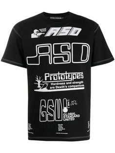 United Standard футболка с принтом ASD