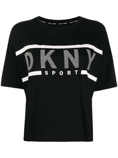 DKNY футболка свободного кроя с логотипом
