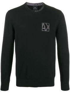 Armani Exchange толстовка с логотипом