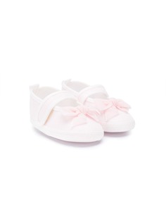 Aletta bow-detail ballerinas