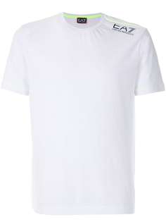 Ea7 Emporio Armani футболка с контрастным логотипом