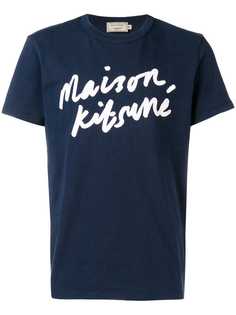 Maison Kitsuné футболка с логотипом