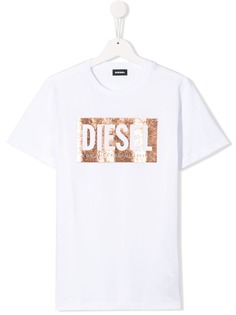 Diesel Kids футболка с логотипом